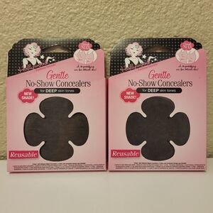 NWT Hollywood Fashion Secrets Gentle No-Show Concealers for Deep Skin Tones